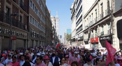 Marcha en defensa del INE en la CDMX fue un éxito para el comercio en el Centro Histórico