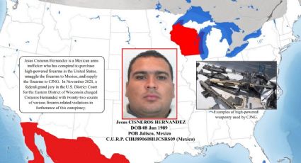 El gobierno de EU sanciona a mexicano por traficar armas para el CJNG