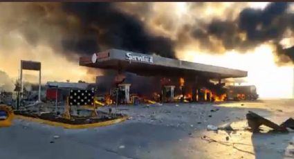 Incendio en gasolinera en Tula deja dos muertos y cuatro lesionados