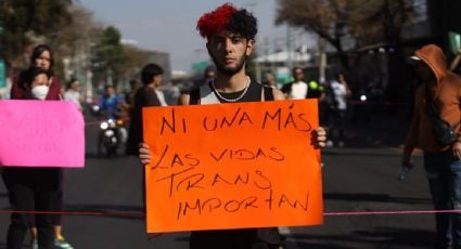 Colectivos LGBT protestan en la CDMX por el transfeminicidio de Dani Millán