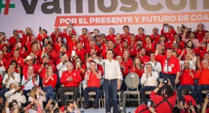 Manolo Jiménez rinde protesta como candidato del PRI a la gubernatura de Coahuila