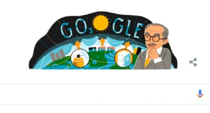 Google conmemora con un doodle el 80 aniversario del nacimiento de Mario Molina, químico y premio Nobel mexicano
