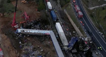 Van 57 muertos por el choque de trenes en Grecia; imputan a jefe de la estación por homicidio negligente