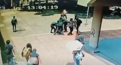 Estudiantes de la Facultad de Artes y Diseño hieren a guardia de la UNAM y vandalizan mural de Siqueiros