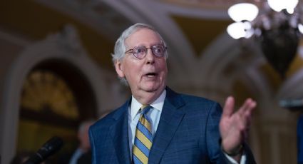 Hospitalizan por una caída a Mitch McConnell, líder republicano en el Senado de EU