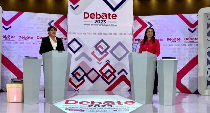 El partido robó a trabajadores de Texcoco, no yo, dice la morenista Delfina Gómez en debate por Edomex