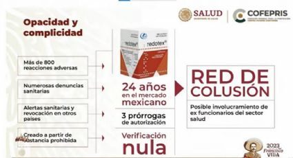 Cofepris prohíbe la comercialización de Redotex, un medicamento para bajar de peso