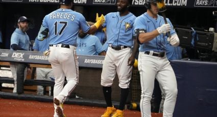 Jonrones de los mexicanos Arozarena y Paredes reaniman a los Rays, que terminan su racha de tres derrotas consecutivas