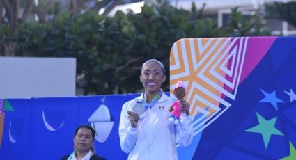 La sirena mexicana Joana Jiménez suma su tercera medalla en los Centroamericanos, ahora de plata en estilo libre