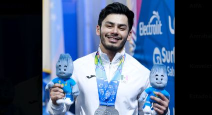 Jorge Cárdenas, abanderado de México en los Centroamericanos, se lleva doble medalla de plata en halterofilia