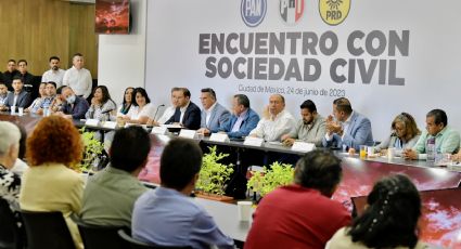 PAN, PRI y PRD se reúnen con aspirantes presidenciales antes de anunciar el método para elegir a su candidato