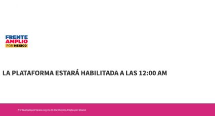 Persisten fallas en la página del Frente Amplio para el registro de firmas de aspirantes a la presidencia