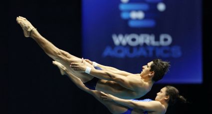 México gana su primera medalla en el Mundial de Natación: Viviana del Ángel y Diego Balleza se cuelgan la plata en clavados sincronizados