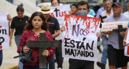 Periodistas marchan en Acapulco para exigir justicia por el asesinato de Nelson Matus Peña