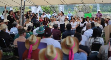 Una manifestación pacífica irrumpe en acto proselitista de Sheinbaum en Coahuila