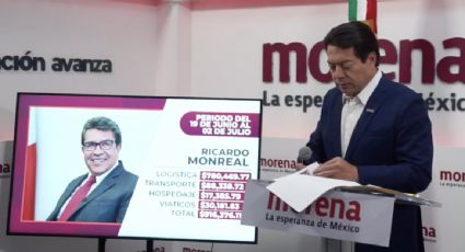 Monreal es la "corcholata" que más ha gastado en sus recorridos, de acuerdo con informe presentado por Delgado