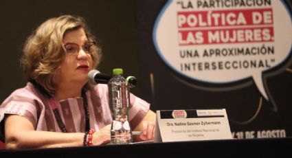 "Hay que aguantar a veces vara", dice Nadine Gasman a mujeres que participan en la política