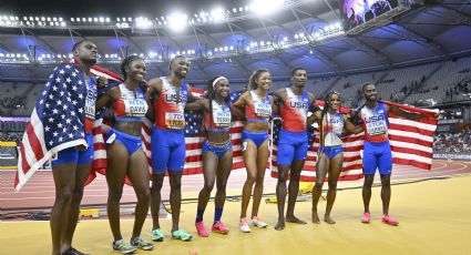 Noah Lyles consigue su tercer oro y Estados Unidos hace doblete en el relevo 4x100 del Mundial de Atletismo