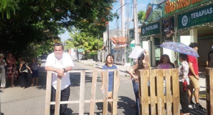 Cierran calles en Mérida como protesta por los recientes apagones