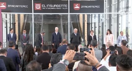 Abuchean a Del Mazo en la inauguración del tren interurbano México-Toluca a la que asistió AMLO