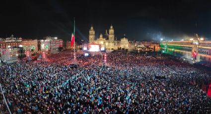 Concierto de Grupo Frontera y festejos del Grito de Independencia reúnen a 190 mil personas en el Zócalo