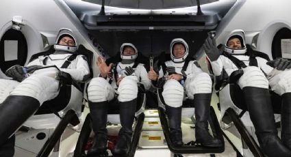 Cuatro astronautas regresan a la Tierra en una cápsula de SpaceX tras estar seis meses en la Estación Espacial Internacional