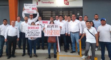 Escuelas de Tamaulipas se van a paro indefinido para exigir pago de salarios al SNTE