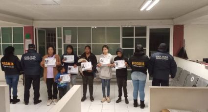 Una llamada anónima condujo a la localización de tres mujeres y cuatro menores de Texcaltitlán que estaban secuestrados