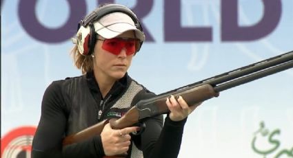 Los mexicanos Gabriela Rodríguez y Raúl Gallardo se cuelgan medalla de bronce en la Copa Mundial de Rifle, Pistola y Escopeta