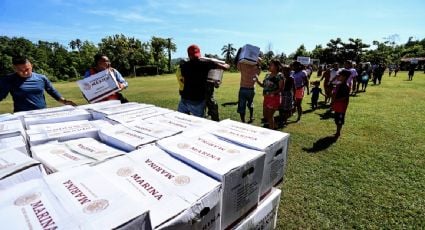 Comunidades rurales de Acapulco afectadas por el huracán "John" comienzan a recibir ayuda del gobierno