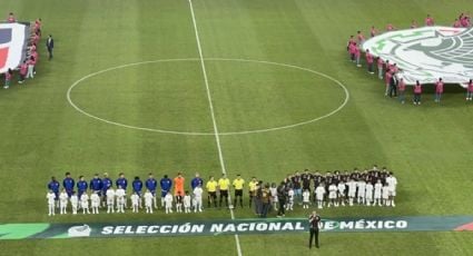 Alexander Acha interpreta sin fallas el Himno Nacional Mexicano en el partido entre el Tri y Estados Unidos