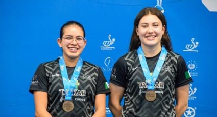 Las mexicanas Arantxa Cossío y Clio Bárcenas conquistan bronce en Panamericano de Tenis de Mesa