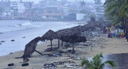 "Perdimos todo, ayúdanos": comerciantes de Acapulco protestan a la espera de Claudia Sheinbaum