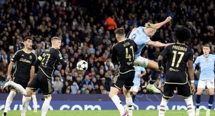 Haaland emula a Ibrahimovic con golazo acrobático en paliza del Manchester City en la Champions