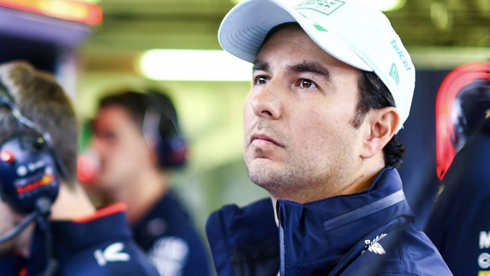 Sergio Pérez durante el Gran Premio de México.