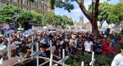 "De los tres poderes, este no se vende": trabajadores del PJF protestan a la espera de la resolución de la SCJN sobre la reforma judicial