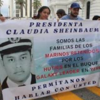 Familiares de mexicano secuestrado por rebeldes hutíes piden apoyo a Sheinbaum