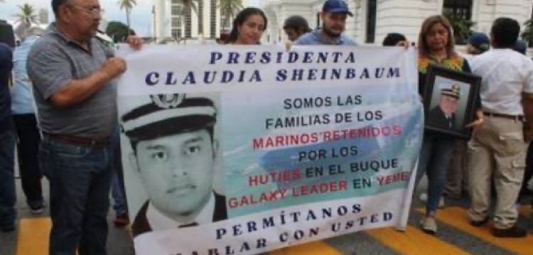 Familiares de mexicano secuestrado por rebeldes hutíes piden apoyo a Sheinbaum