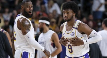 LeBron James y su hijo Bronny hacen historia al jugar juntos en la NBA en duelo de pretemporada