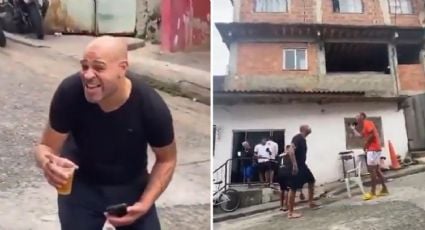 Adriano, exfutbolista de la selección brasileña, se vuelve viral luego de ser captado alcoholizado en una favela