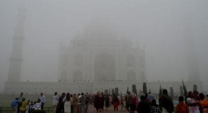 Niebla tóxica oculta al Taj Mahal: imponen medidas más estrictas en India contra la contaminación