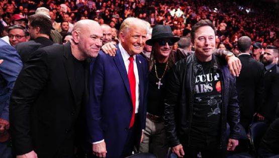 Donald Trump aparece en la función de la UFC 309, baila al ritmo de ‘YMCA’ y disfruta junto a Elon Musk