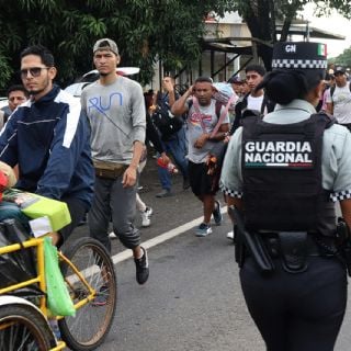 Caravana migrante parte de Tapachula hacia EU para llegar antes de la presidencia de Trump