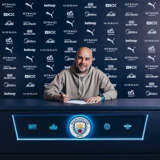 Pep Guardiola renueva como DT del Manchester City por dos temporadas más