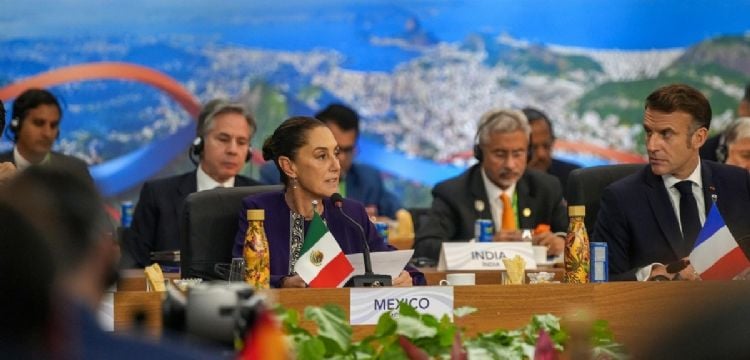 Sheinbaum pasa desapercibida en medios internacionales tras su participación en el G20