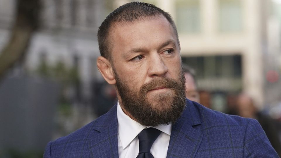 Conor McGregor a las afueras del Tribunal de Dublín, Irlanda.