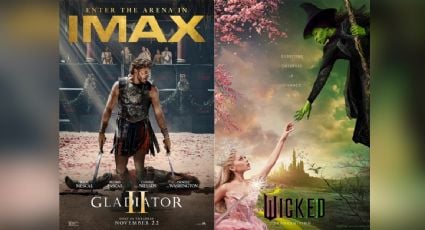 "Wicked" y "Gladiador II" debutan con éxito: juntas recaudan 270 mdd en todo el mundo