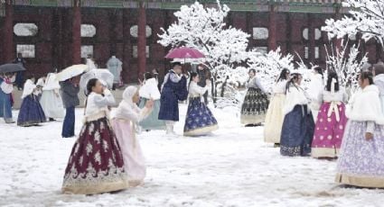 Corea del Sur se cubre de blanco: cancelan vuelos por la mayor tormenta de nieve en 52 años