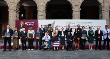 Claudia Sheinbaum entrega el Premio Nacional de Deportes 2024; destacan los medallistas olímpicos Prisca Awiti, Marco Verde y Osmar Olvera