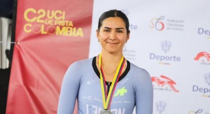 La mexicana Yarely Salazar conquista medalla de plata en Grand Prix de ciclismo en Colombia